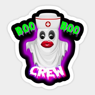 Boo Boo crew nurse funny t-shirt Sticker